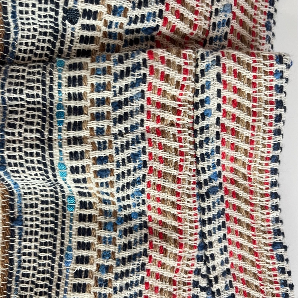 JOIE Merci Knit Print tweed Shorts in Sanitori Blue NWT 10 - Picture 2 of 10